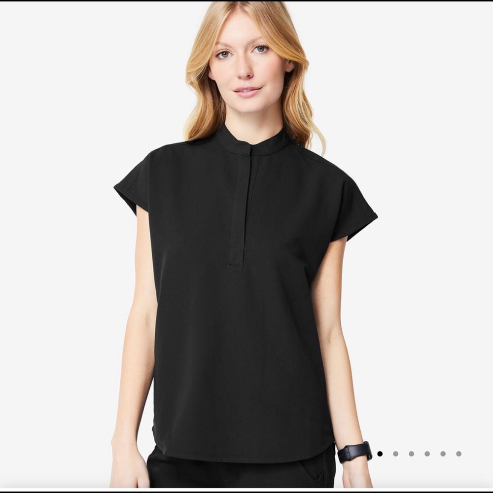 Figs Black Rafaela Top